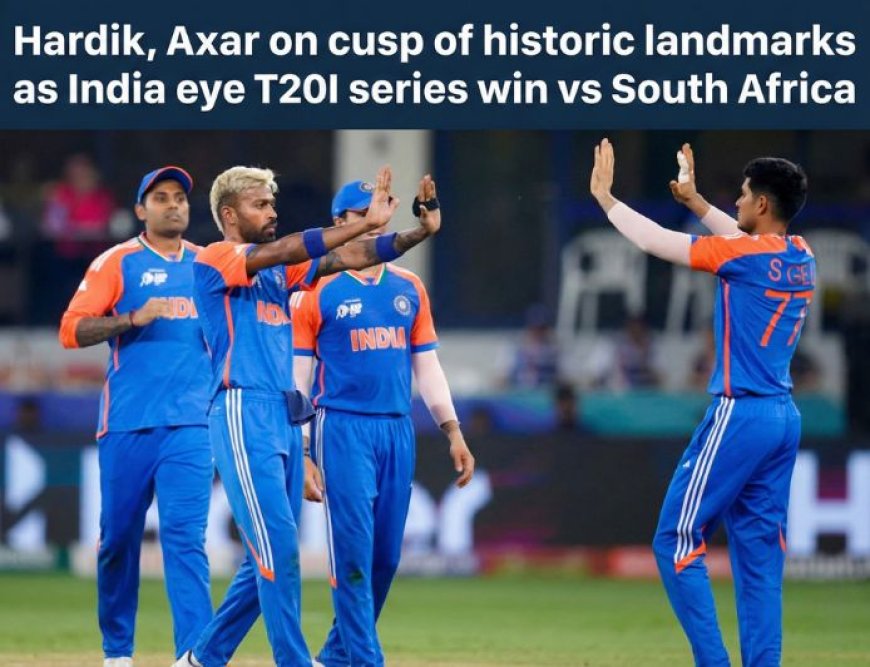 As India tries to win the T20I series against South Africa, Hardik and Axar are on the verge of making history.