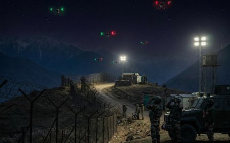 Multiple Drones Spotted Near LoC in Jammu and Kashmir, Security on High Alert