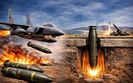 US Airstrike on Iran Near Hormuz: Powerful Bunker Buster Bombs Target Missile Bases