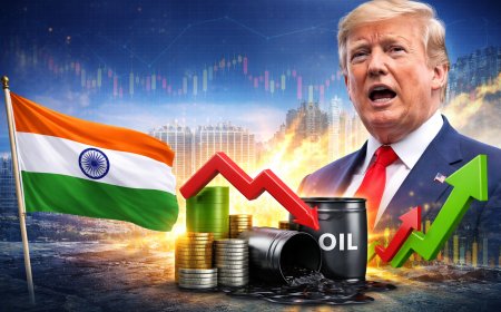 India Gains Relief from the Oil Slump as Markets Rebound on Trump's Peace Hints