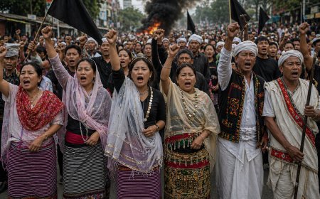 Manipur Shutdown Enters Fifth Day Amid Anger Over Children’s Deaths