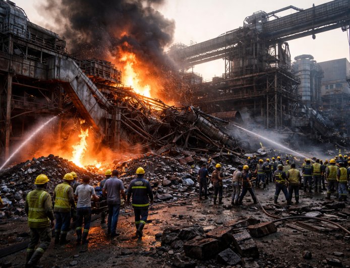 Chhattisgarh Vedanta Plant Explosion:  Ten workers killed, 23 injured in boiler blast