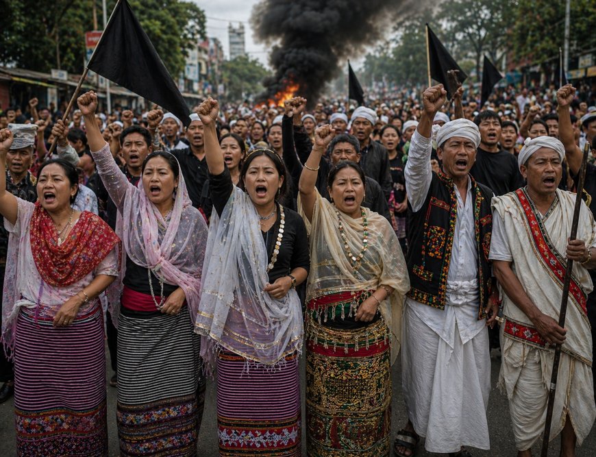 Manipur Shutdown Enters Fifth Day Amid Anger Over Children’s Deaths