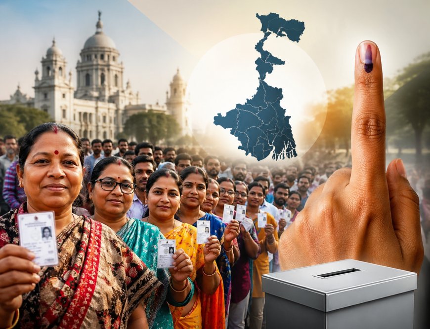 West Bengal Phase 2 Poll Records 92.6% Turnout, Highest in Post-Independence History