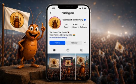 New Social Media Sensation: Cockroach Janta Party Tops BJP Online