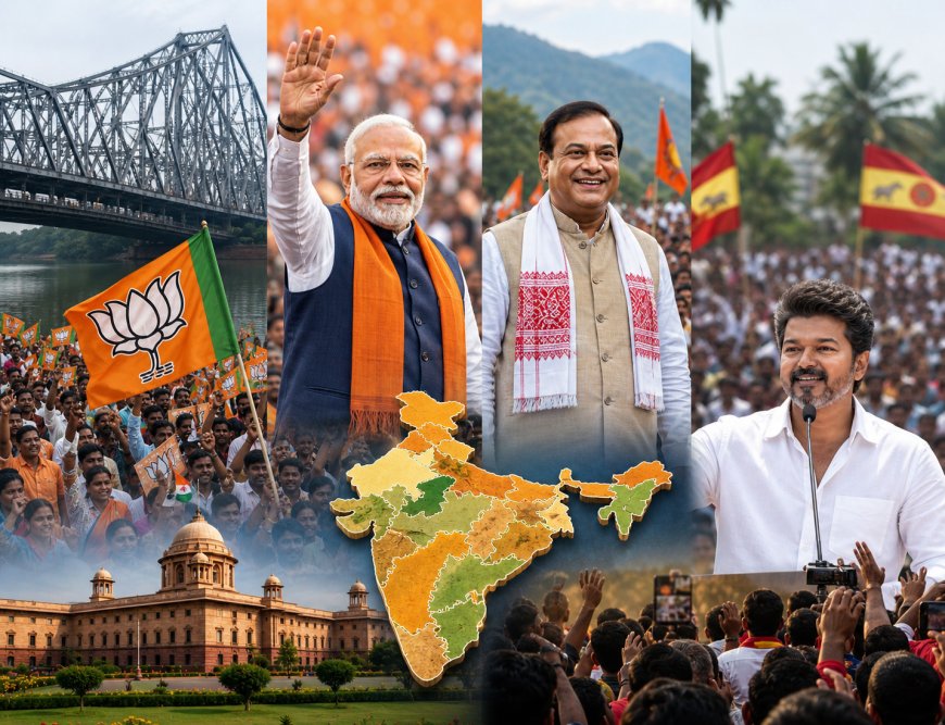 Historic Growth of BJP and Political Trends in Indian General Elections 2026