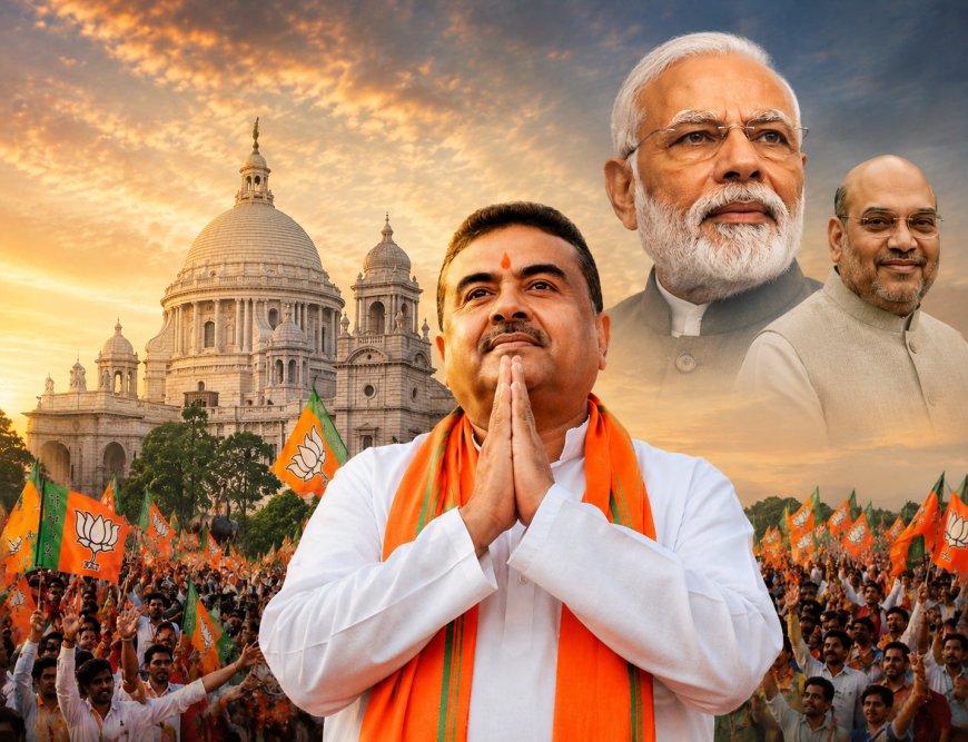 Suvendu Adhikari Set to Take Oath as West Bengal’s First BJP Chief Minister Amid Historic Political Shift
