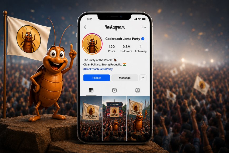 New Social Media Sensation: Cockroach Janta Party Tops BJP Online